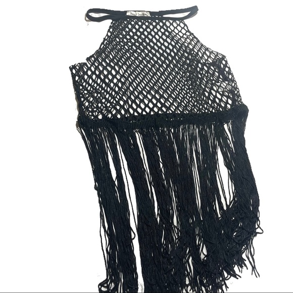 Fishnet Bathing suit Coverup - Picture 2 of 3